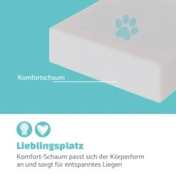 Emma Hundebett Hundekorb | Waschbar | Rutschfest | Atmungsaktiv | Wendematratze | Kissen | Größe S (67 X 20 X 59 Cm) -Outdoor Grills Verkaufsgeschäft 10037607 de 0003 logo
