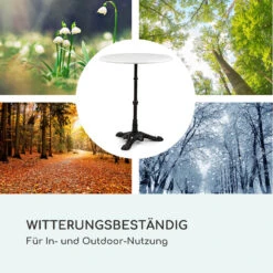 Patras Bistro-Tisch Marmortischplatte Ø60cm Gusseiserner Standfuß -Outdoor Grills Verkaufsgeschäft 10037740 de 0007 logo