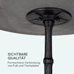 Patras Bistro-Tisch Marmortischplatte Ø60cm Gusseiserner Standfuß -Outdoor Grills Verkaufsgeschäft 10037741 de 0006 logo