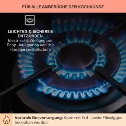 Alchemist 3 Gaskochfeld 3-flammig Aluminium-Brenner Glaskeramik -Outdoor Grills Verkaufsgeschäft 10037804 de 0005 usp