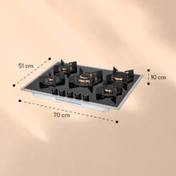 Goldflame 5 Prime Gaskochfeld 5-flammig Messing-Brenner Glaskeramik -Outdoor Grills Verkaufsgeschäft 10037808 yy 0007 logo
