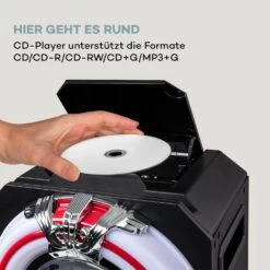 Arizona Sing Jukebox BT USB MP3 CD-Player Kabelmikrofon -Outdoor Grills Verkaufsgeschäft 10037817 de 0005 logo