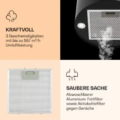 Barella Dunstabzugshaube 35,5 X 93,5 X 43 Cm Umluft 557 M³/h LED Aktivkohlefilter -Outdoor Grills Verkaufsgeschäft 10037863 de 0004 logo