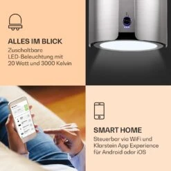 Skyfall Smart Inselabzugshaube Ø45cm Umluft 402m³/h LED -Outdoor Grills Verkaufsgeschäft 10037973 de 0003 logo