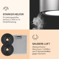 Skyfall Smart Inselabzugshaube Ø45cm Umluft 402m³/h LED -Outdoor Grills Verkaufsgeschäft 10037973 de 0005 logo