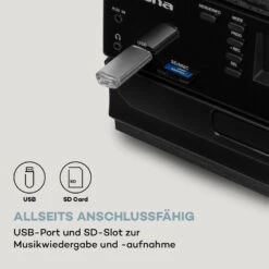 Oakland DAB Plus Retro-Stereoanlage DAB+/FM BT-Funktion Vinyl CD Kassette Inkl. Lautsprechern 11 Oakland DAB Plus Retro-Stereoanlage DAB+/FM BT-Funktion Vinyl CD Kassette Inkl. Lautsprechern -Outdoor Grills Verkaufsgeschäft 10038003 de 0004 logo