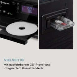 Oakland DAB Plus Retro-Stereoanlage DAB+/FM BT-Funktion Vinyl CD Kassette Inkl. Lautsprechern 12 Oakland DAB Plus Retro-Stereoanlage DAB+/FM BT-Funktion Vinyl CD Kassette Inkl. Lautsprechern -Outdoor Grills Verkaufsgeschäft 10038003 de 0005 logo