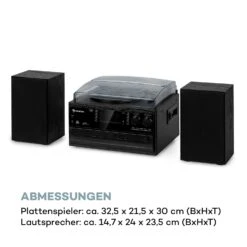 Oakland DAB Plus Retro-Stereoanlage DAB+/FM BT-Funktion Vinyl CD Kassette Inkl. Lautsprechern 15 Oakland DAB Plus Retro-Stereoanlage DAB+/FM BT-Funktion Vinyl CD Kassette Inkl. Lautsprechern -Outdoor Grills Verkaufsgeschäft 10038003 de 0008 logo