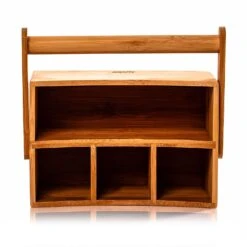 Schreibtischorganizer Tragegriff 4 Fächer 22,5x12x17cm Bambus -Outdoor Grills Verkaufsgeschäft 10038011 yy 0003 logo