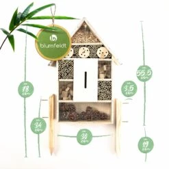 Insektenhaus Metalldach Inkl. Füße Ganzjährig Bewohnbar Pinienholz -Outdoor Grills Verkaufsgeschäft 10038015 yy 0006 logo