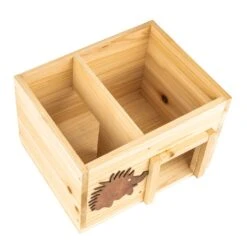 Igelhaus Futterhaus Überwinterung 2 Kammern Tannenholz Unbehandelt -Outdoor Grills Verkaufsgeschäft 10038025 yy 0005 logo