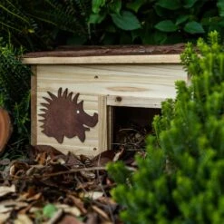 Igelhaus Futterhaus Überwinterung 2 Kammern Tannenholz Unbehandelt -Outdoor Grills Verkaufsgeschäft 10038025 yy 0006 logo