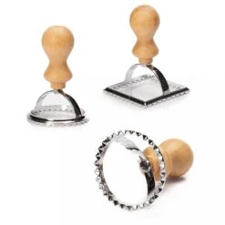 Ravioli Ausstecher 3er Set 3 Größen Rund & Eckig Metall Bambus -Outdoor Grills Verkaufsgeschäft 10038035 yy 0006 logo