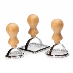 Ravioli Ausstecher 3er Set 3 Größen Rund & Eckig Metall Bambus -Outdoor Grills Verkaufsgeschäft 10038035 yy 0007 logo