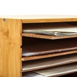 Ablagebox Briefbox Organizer 5 Fächer Maße: 30,5x24x22,5 Cm Bambus -Outdoor Grills Verkaufsgeschäft 10038040 yy 0005 logo