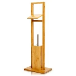 WC Garnitur Toilettenbürste 36x82x21cm Feuchtigkeitsresistent Bambus -Outdoor Grills Verkaufsgeschäft 10038046 yy 0008 logo