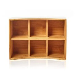 Schreibtischorganizer Stiftehalter 6 Fächer Maße: 25x12x18 Cm Bambus -Outdoor Grills Verkaufsgeschäft 10038047 yy 0003 logo