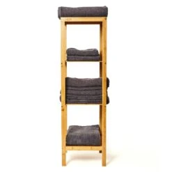 Regal Mehrzweckregal 4 Etagen 34x110x33cm (BxHxT) Kombinierbar Bambus -Outdoor Grills Verkaufsgeschäft 10038049 yy 0004 logo