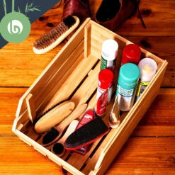 Stapelkiste Aus Bambus Gute Luftzirkulation Stapelbar 27x20,5x38cm -Outdoor Grills Verkaufsgeschäft 10038071 yy 0006 logo