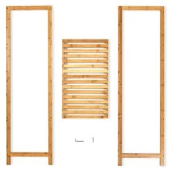 Regal Mehrzweckregal 5 Etagen 60x117,5x35cm (BxHxT) Bambus -Outdoor Grills Verkaufsgeschäft 10038074 yy 0004 logo