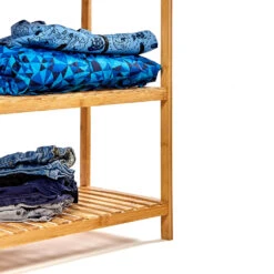 Regal Mehrzweckregal 5 Etagen 60x117,5x35cm (BxHxT) Bambus -Outdoor Grills Verkaufsgeschäft 10038074 yy 0005 logo