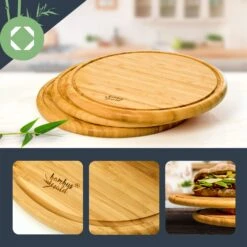 3er-Set Bambus-Frühstücksbrett Rund 25 X 1,6 X Cm (ØxH) Pflegeleicht -Outdoor Grills Verkaufsgeschäft 10038082 yy 0003 logo