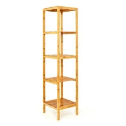 Regal Mehrzweckregal 5 Etagen 34x140x33cm (BxHxT) Kombinierbar Bambus -Outdoor Grills Verkaufsgeschäft 10038086 yy 0004 logo