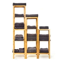 Regal Mehrzweckregal 5 Etagen 34x140x33cm (BxHxT) Kombinierbar Bambus -Outdoor Grills Verkaufsgeschäft 10038086 yy 0006 logo