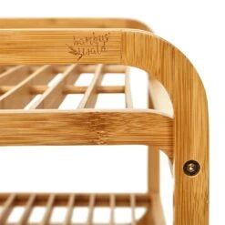 Schuhregal Mehrzweckregal 2 Etagen 6 Paar Schuhe Erweiterbar Bambus -Outdoor Grills Verkaufsgeschäft 10038087 yy 0003 logo
