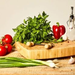 Bambus-Hackbrett 30 X 6,8 X 30 Cm (BxHxT) Standfüße Haltegriff Pflegeleicht -Outdoor Grills Verkaufsgeschäft 10038092 yy 0006 logo