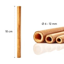 Bambusröhrchen 70 Stück Je 10 Cm Länge Holzfarben -Outdoor Grills Verkaufsgeschäft 10038136 yy 0007 logo