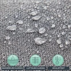 Rechteckiges Sonnensegel 2x4 M Mit Befestigungsringen Polyester Luftdurchlässig -Outdoor Grills Verkaufsgeschäft 10038137 de 0003 logo