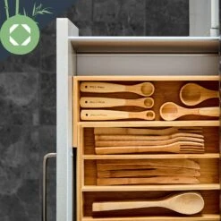 Besteckkasten 5-7 Fächer Max. 40 X 5 X 35,5 Cm Bambus -Outdoor Grills Verkaufsgeschäft 10038140 yy 0004 logo