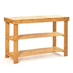 Schuhregal Mehrzweckregal Sitzbank 2 Etagen Für 8 Paar Schuhe Bambus -Outdoor Grills Verkaufsgeschäft 10038141 yy 0003 logo