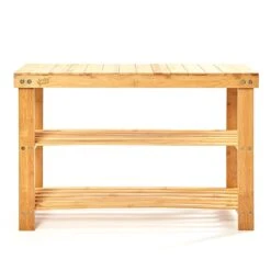 Schuhregal Mehrzweckregal Sitzbank 2 Etagen Für 8 Paar Schuhe Bambus -Outdoor Grills Verkaufsgeschäft 10038141 yy 0004 logo