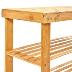 Schuhregal Mehrzweckregal Sitzbank 2 Etagen Für 8 Paar Schuhe Bambus -Outdoor Grills Verkaufsgeschäft 10038141 yy 0006 logo