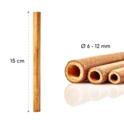 Bambusröhrchen 70 Stück Je 15 Cm Länge Holzfarben -Outdoor Grills Verkaufsgeschäft 10038148 yy 0007 logo