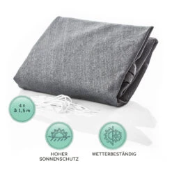 Rechteckiges Sonnensegel 5x7 M Mit Befestigungsringen Polyester Luftdurchlässig -Outdoor Grills Verkaufsgeschäft 10038166 de 0005 logo