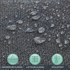 Rechteckiges Sonnensegel 5x7 M Polyester Luftdurchlässig -Outdoor Grills Verkaufsgeschäft 10038169 de 0003 logo