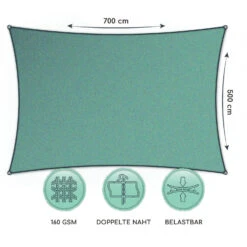 Rechteckiges Sonnensegel 5x7 M Polyester Luftdurchlässig -Outdoor Grills Verkaufsgeschäft 10038178 de 0006 logo