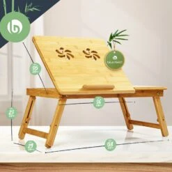 Laptoptisch Mit Lüftungsschlitzen Höhenverstellbar 58x23x29cm Bambus -Outdoor Grills Verkaufsgeschäft 10038181 yy 0008 logo