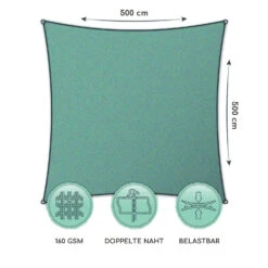 Quadratisches Sonnensegel 5x5 M Polyester Luftdurchlässig -Outdoor Grills Verkaufsgeschäft 10038185 de 0006 logo