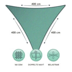 Dreieckiges Sonnensegel 4x4x4 M Polyester Luftdurchlässig -Outdoor Grills Verkaufsgeschäft 10038196 de 0006 logo