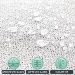 Dreieckiges Sonnensegel 3x3x3 M Polyester Luftdurchlässig -Outdoor Grills Verkaufsgeschäft 10038200 de 0003 logo