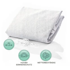 Dreieckiges Sonnensegel 3x3x3 M Polyester Luftdurchlässig -Outdoor Grills Verkaufsgeschäft 10038200 de 0005 logo