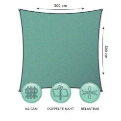 Quadratisches Sonnensegel 5 X 5 M Polyester Luftdurchlässig -Outdoor Grills Verkaufsgeschäft 10038217 de 0006 logo