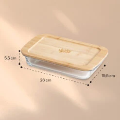 Aufschnittbox Mit Deckel 1 Liter 2er Set Glas Bambus Hitzebeständig -Outdoor Grills Verkaufsgeschäft 10038232 de 0006 logo