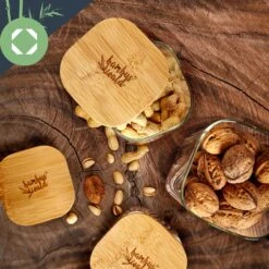 Eckiges Glas Mit Bambusdeckel Luftdicht Mit Silikonring 10x25x10 Cm 3x 2000 Ml -Outdoor Grills Verkaufsgeschäft 10038255 yy 0006 logo