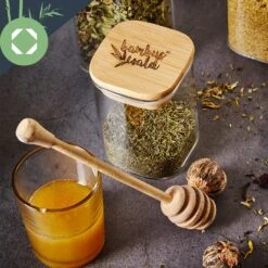 Eckiges Glas Mit Bambusdeckel Luftdicht Mit Silikonring 10x25x10 Cm 3x 2000 Ml -Outdoor Grills Verkaufsgeschäft 10038255 yy 0007 logo