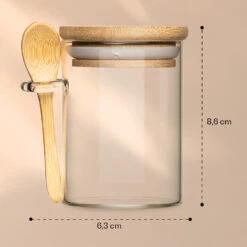 Gewürzgläser Mit Bambuslöffel 6 Stück Je 200 Ml Luftdicht -Outdoor Grills Verkaufsgeschäft 10038292 yy 0007 logo